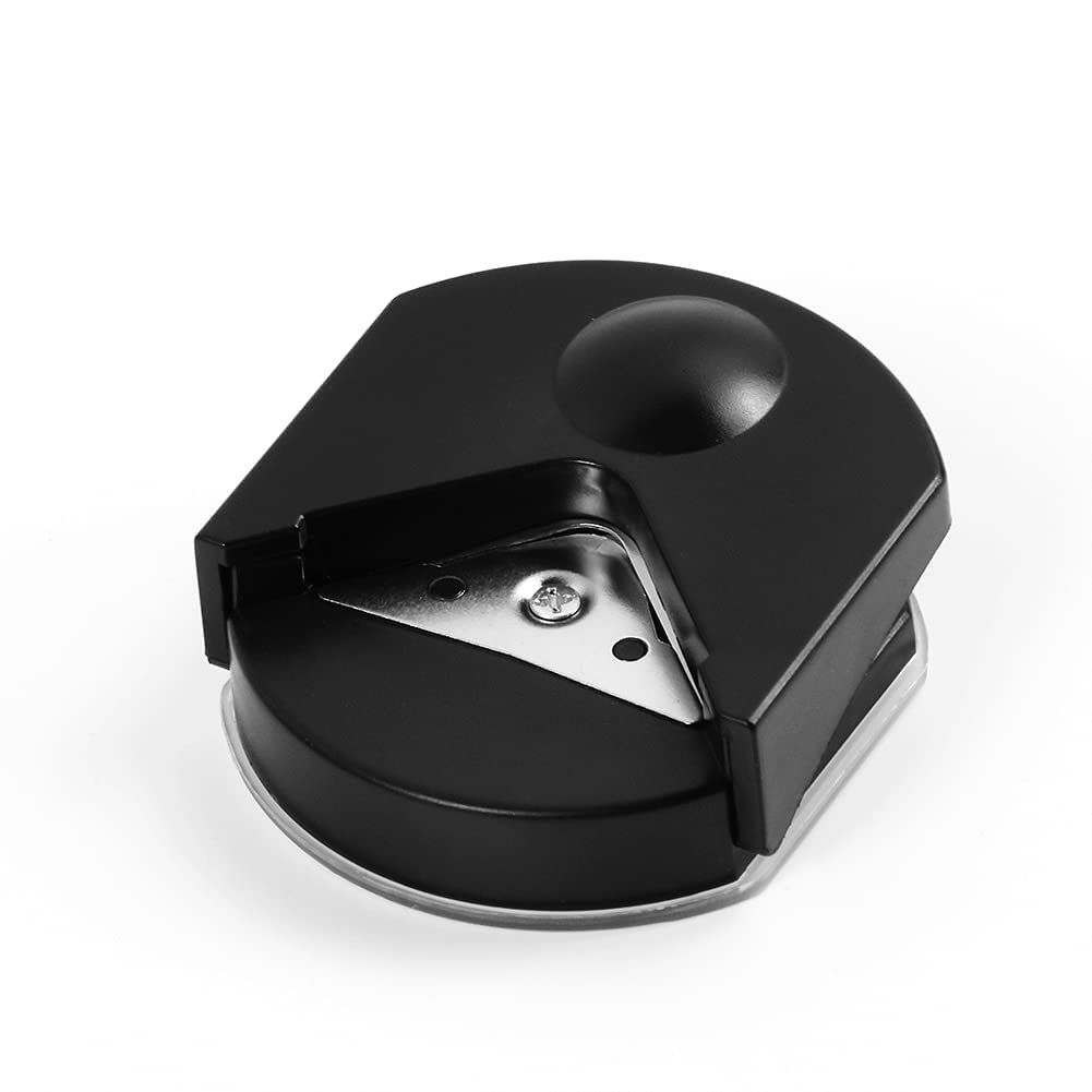 Corner Rounder Punch, 4mm Corner Cutter Tool, Black