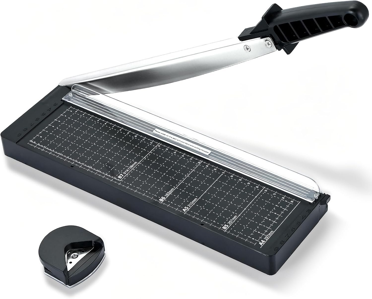 A4 Paper Cutter, 12-inch, 8-sheet capacity, heavy-duty
